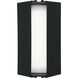 Peak LED 5.75 inch Matte Black Vanity Light Wall Light