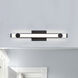 Bowman LED 24 inch Matte Black Vanity Light Wall Light