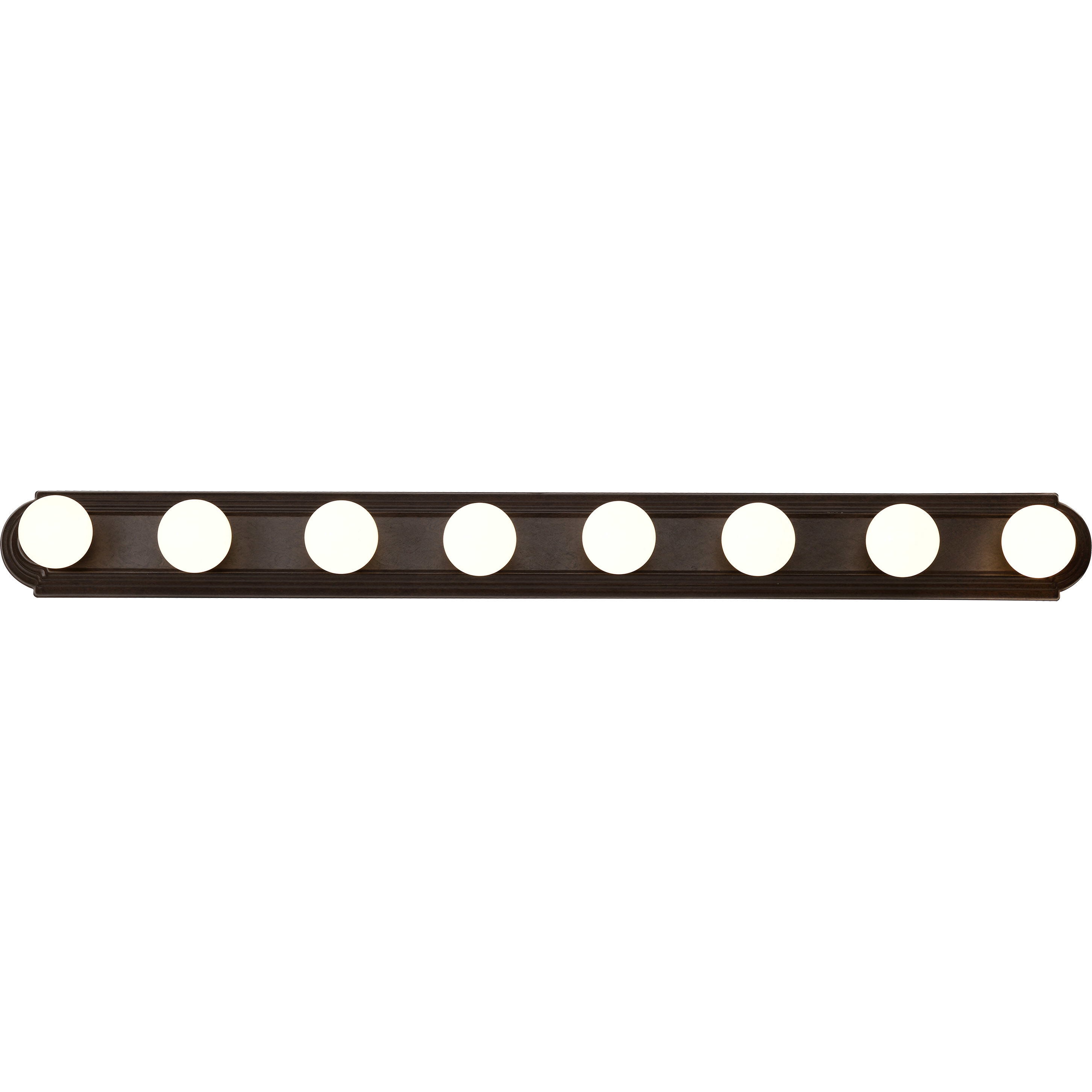 Brentwood 8 Light 48 inch Mahogany Bronze Vanity Light Wall Light