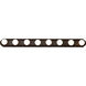 Brentwood 8 Light 48 inch Mahogany Bronze Vanity Light Wall Light