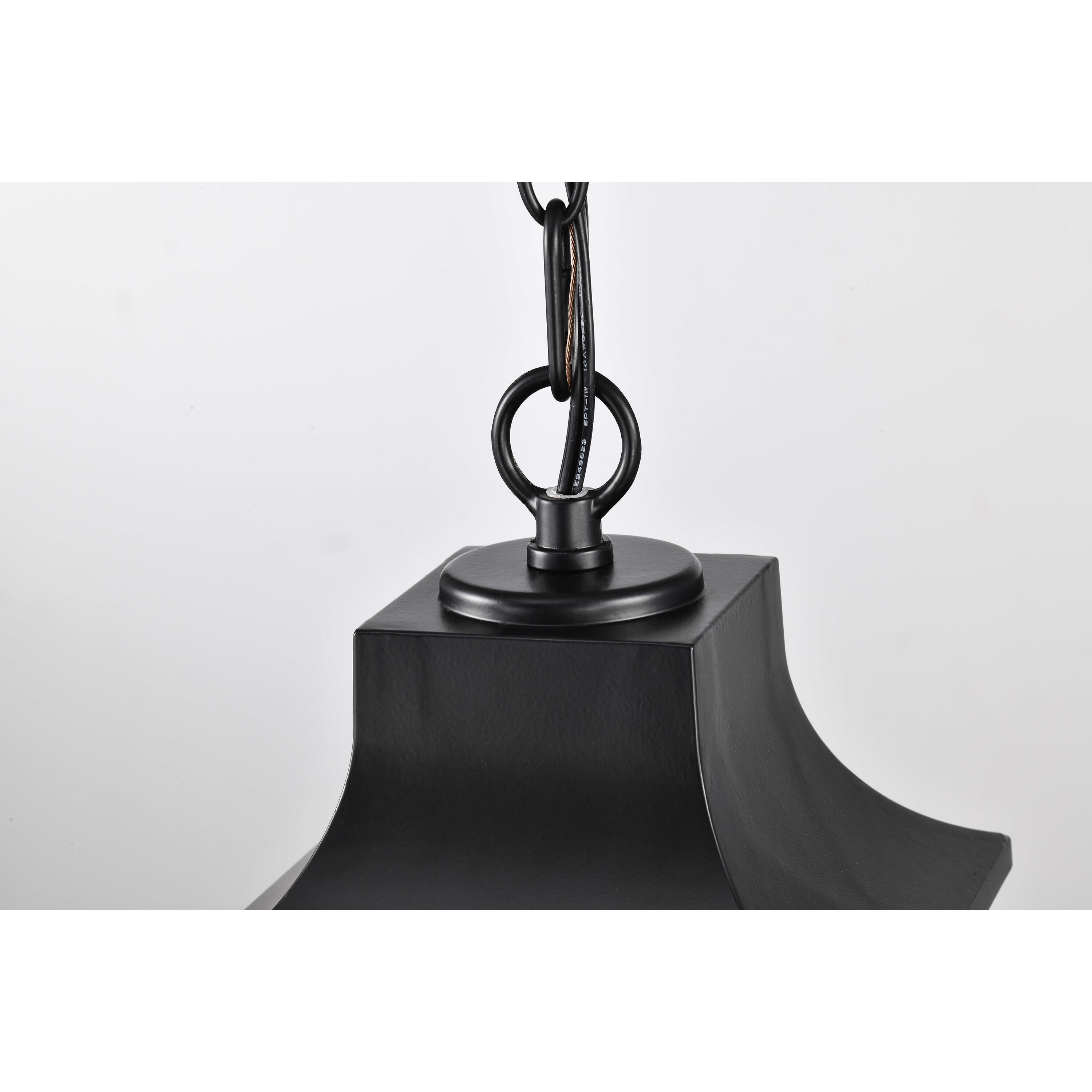 Stillwell 7 inch Matte Black Outdoor Hanging Lantern