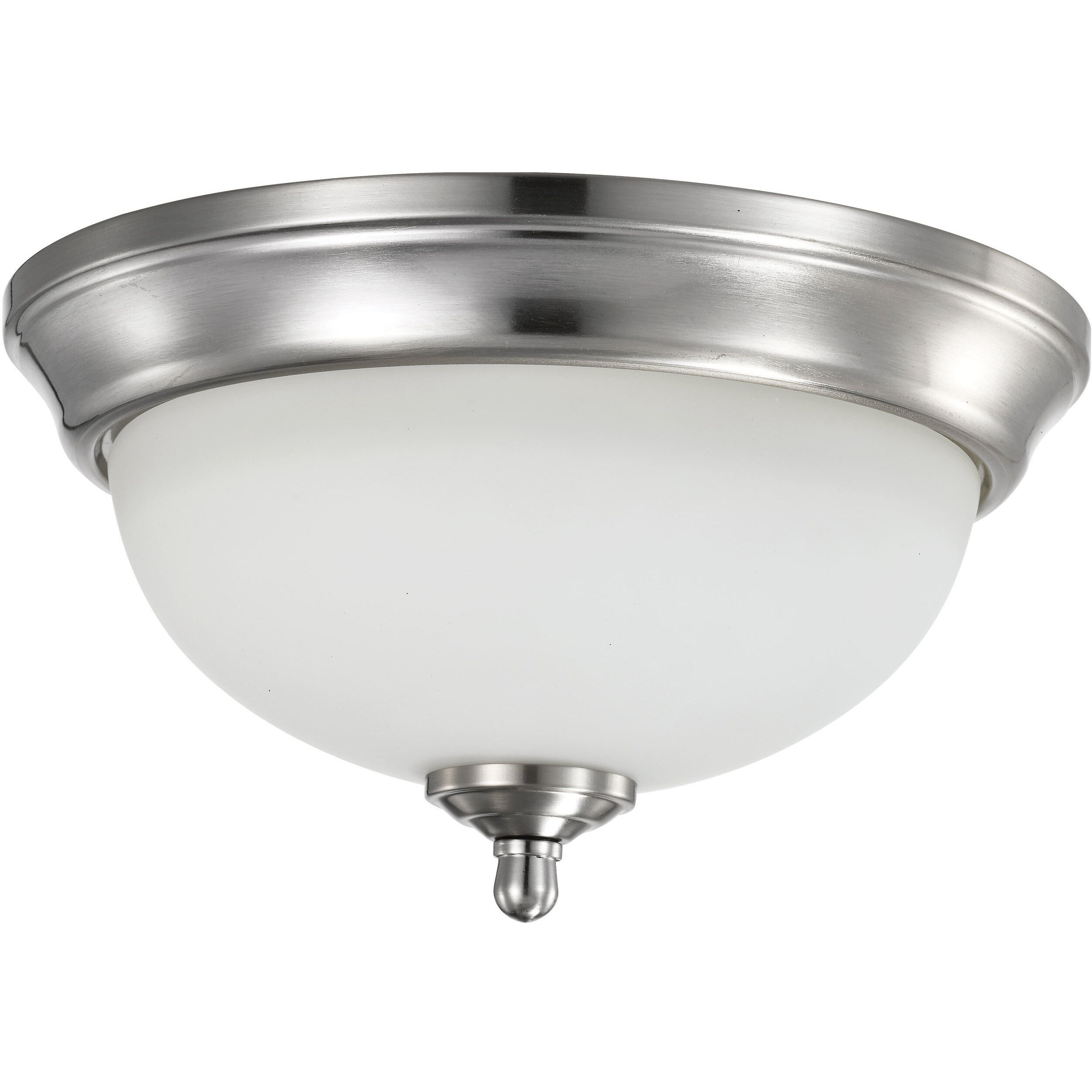 Brentwood LED 11 inch Brushed Nickel Flush Mount Ceiling Light