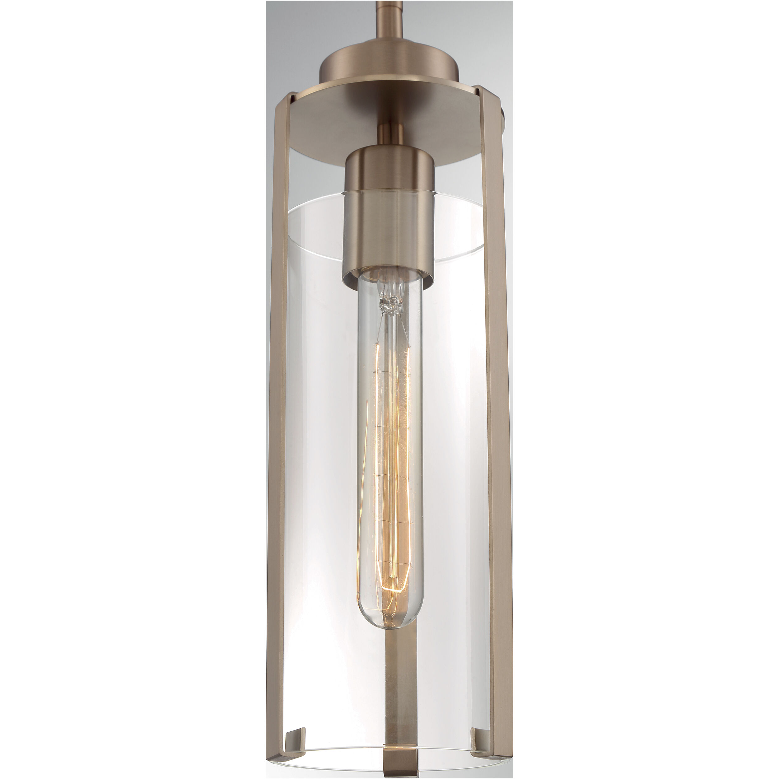 Marina 1 Light 5 inch Burnished Brass Pendant Ceiling Light 