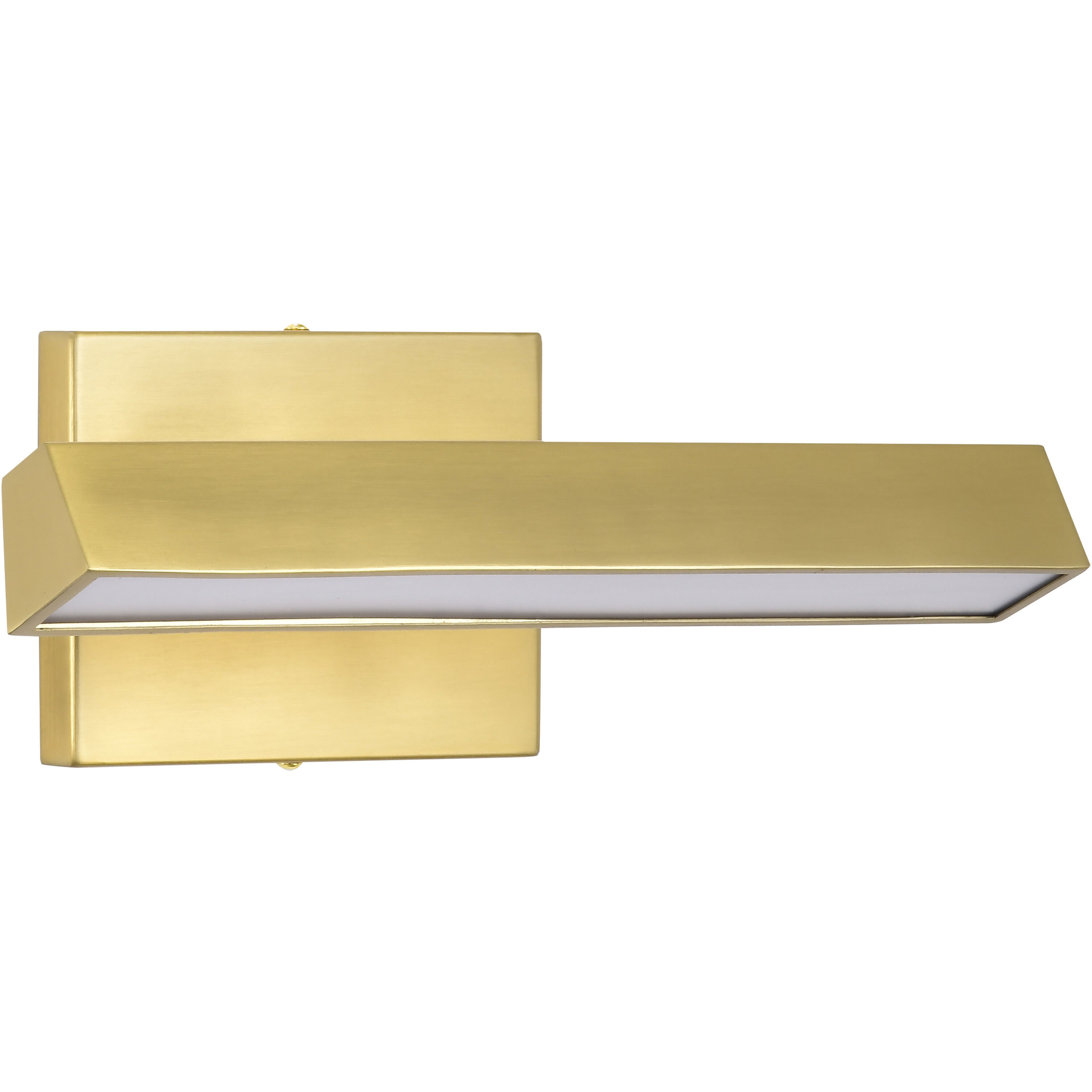 Mila LED 12.2 inch Vintage Brass Vanity Wall Light