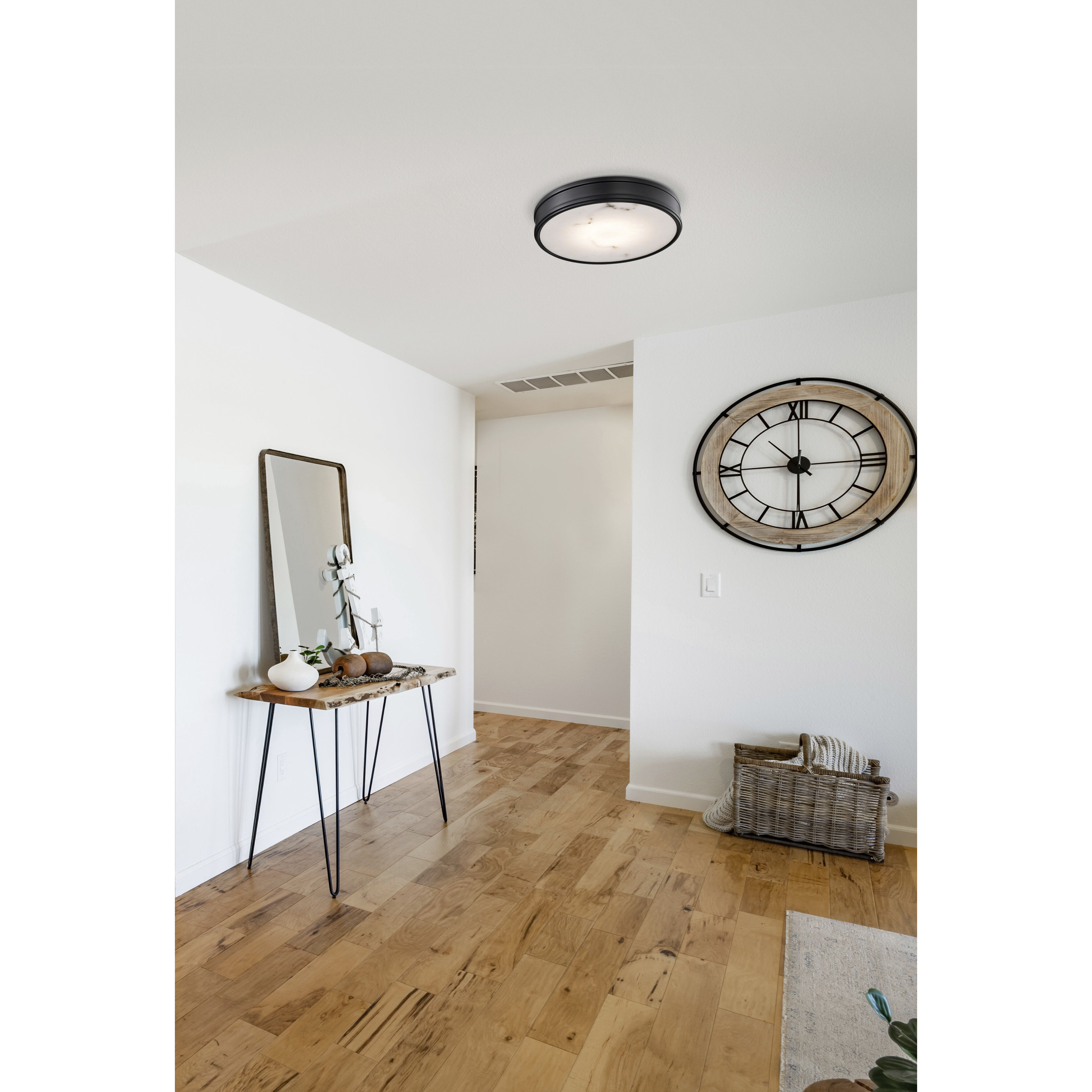 Kendall LED 14.25 inch Matte Black Flush Mount Ceiling Light