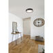 Kendall LED 14.25 inch Matte Black Flush Mount Ceiling Light