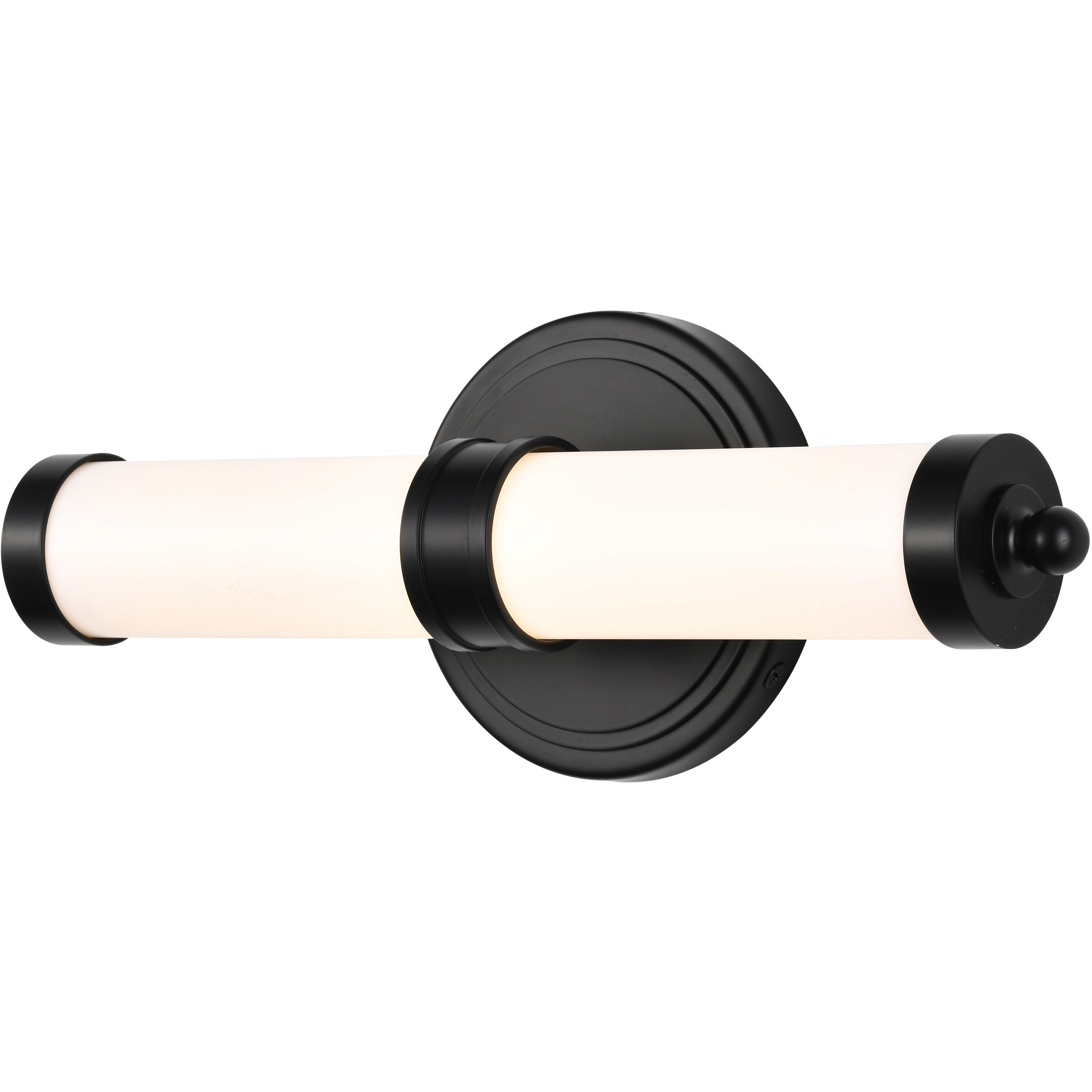 Kagen LED 13.58 inch Matte Black Bath Vanity Light Wall Light