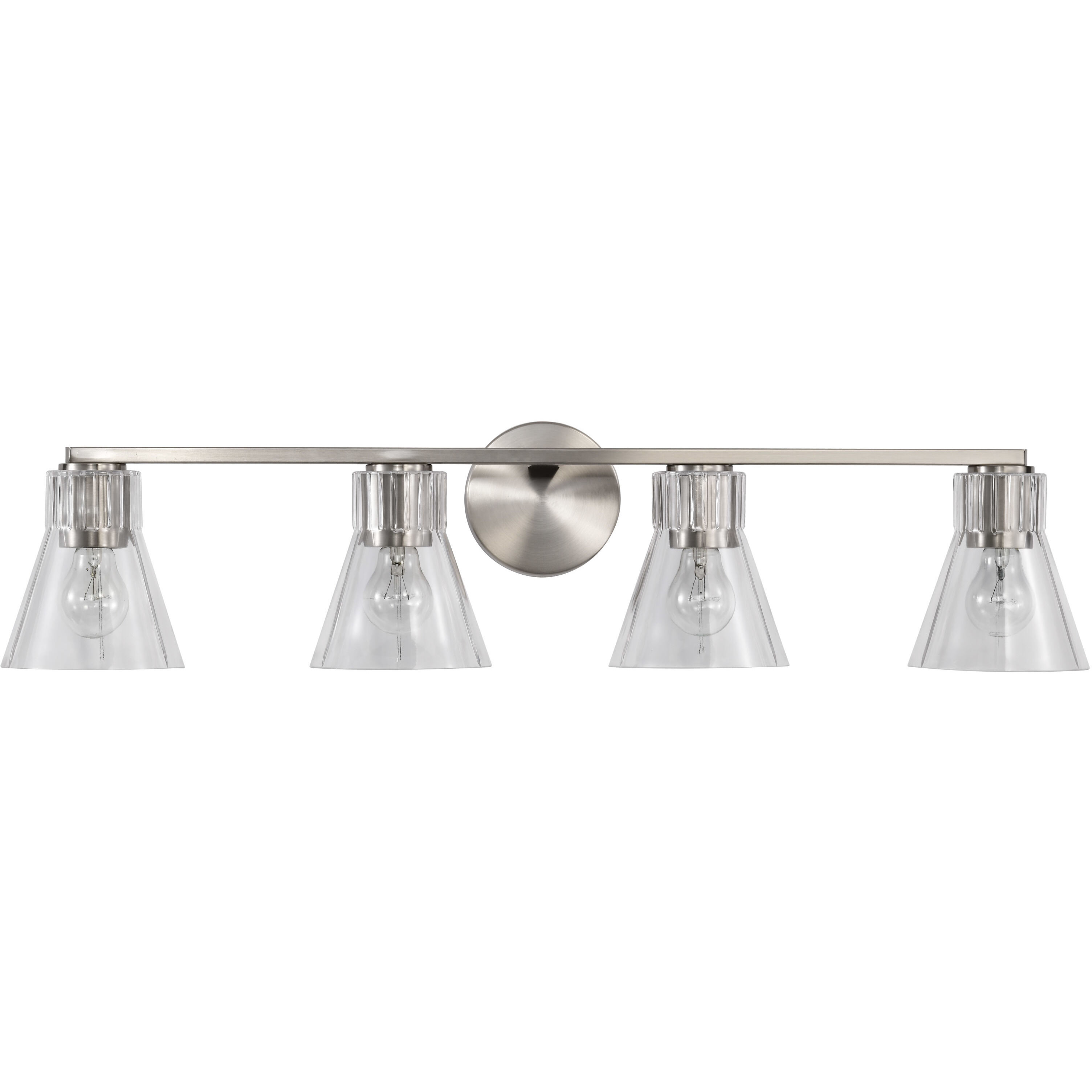Gianna 33.25 inch Brushed Nickel Vanity Wall Light