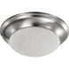 Brentwood LED 12 inch Brushed Nickel Flush Mount Ceiling Light