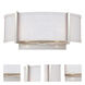 Gemini 2 Light 16 inch Brushed Nickel Wall Sconce Wall Light