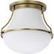 Valdora 1 Light 10.38 inch Flush Mount