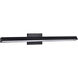 Mila LED 35.8 inch Black Vanity Wall Light