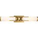 Roselle 2 Light 24 inch Natural Brass Vanity Light Wall Light
