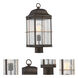 Howell 1 Light 19.38 inch Bronze and Copper Accents Outdoor Post Lantern
