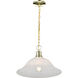 Brentwood 1 Light 16 inch Polished Brass Pendant Ceiling Light
