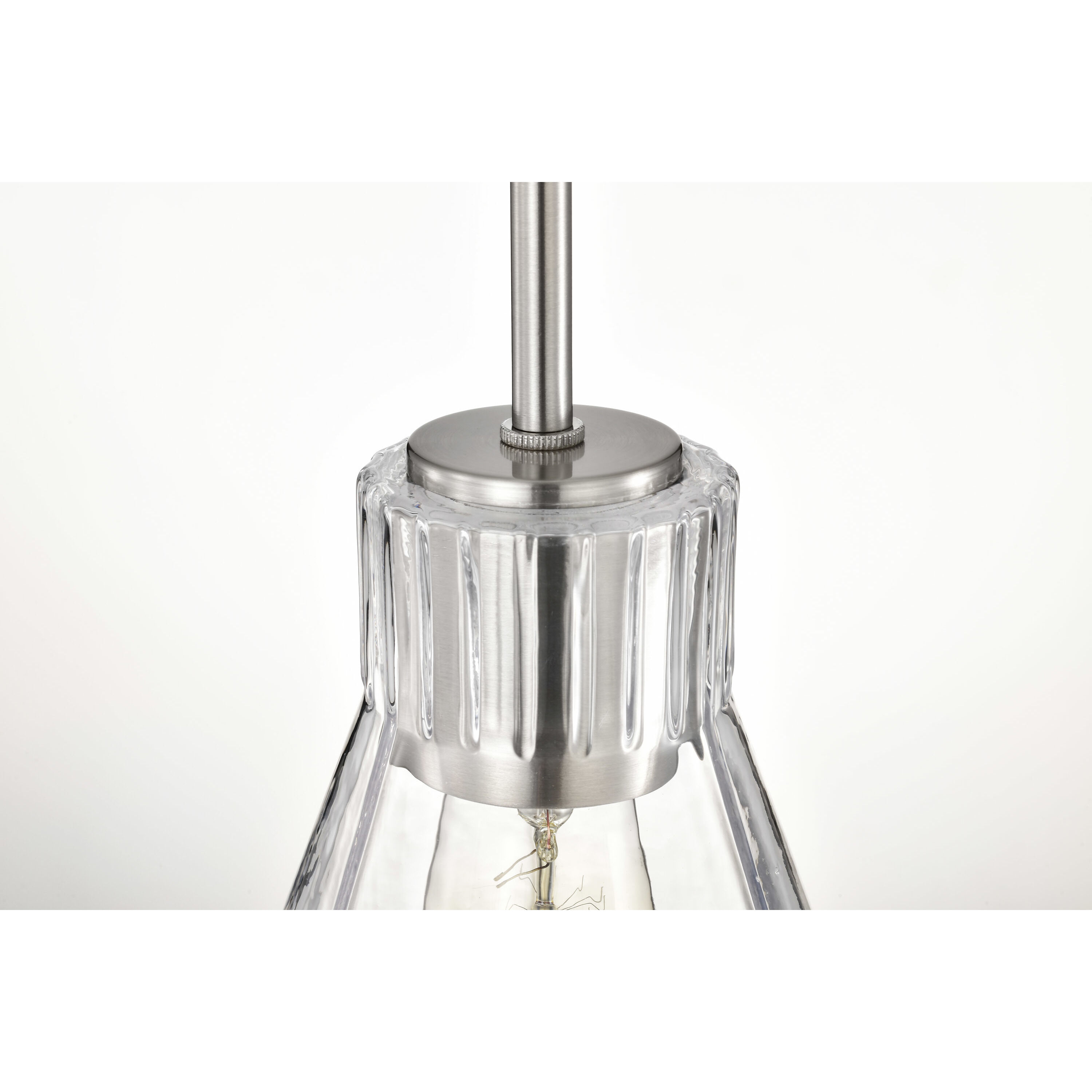 Gianna 8 inch Brushed Nickel Pendant Ceiling Light