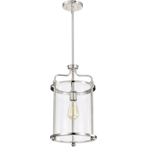Yorktown 1 Light 10 inch Polished Nickel Pendant Ceiling Light