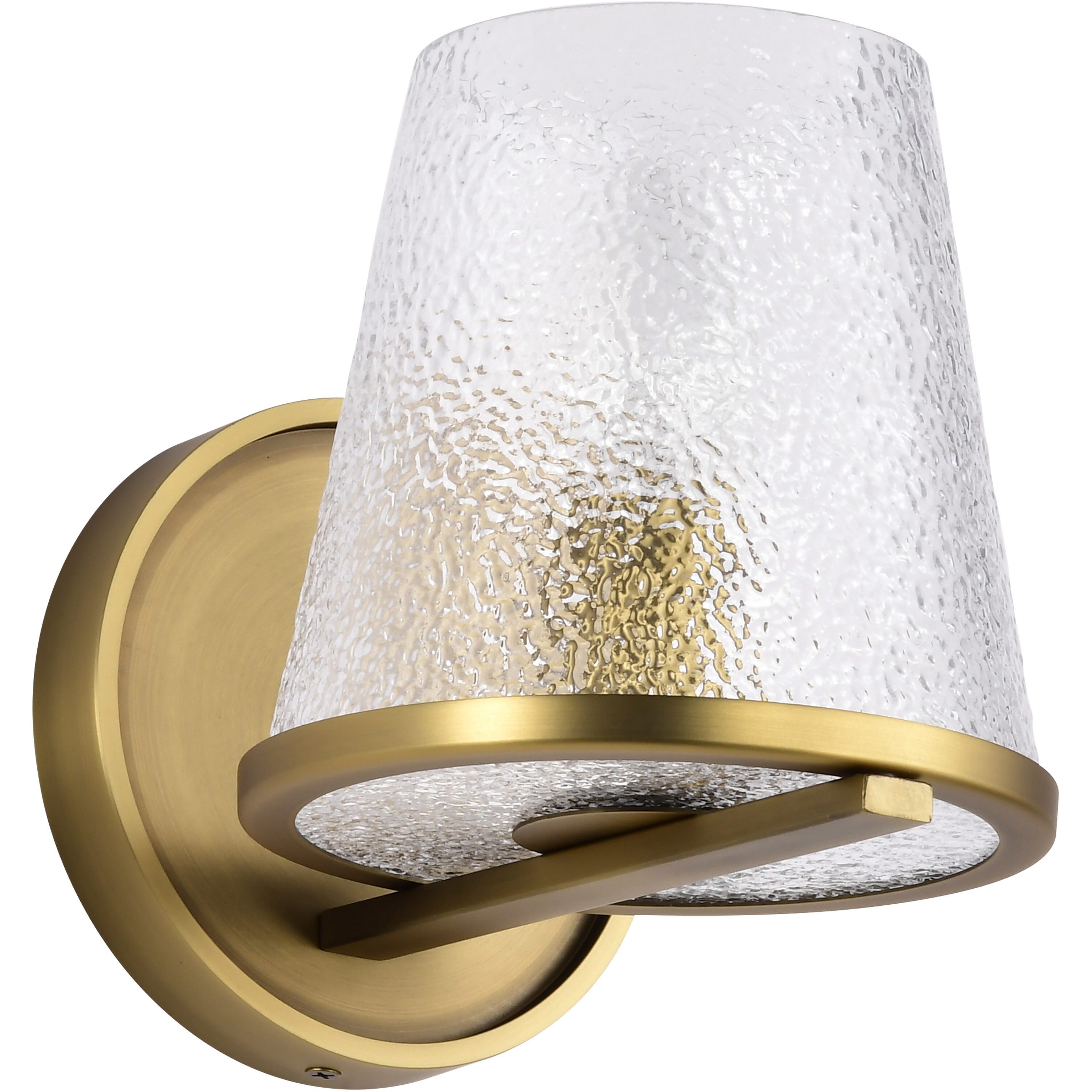 Valentine 6 inch Vintage Brass Vanity Wall Light