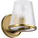 Valentine 6 inch Vintage Brass Vanity Wall Light
