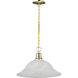 Brentwood 1 Light 16 inch Polished Brass Pendant Ceiling Light