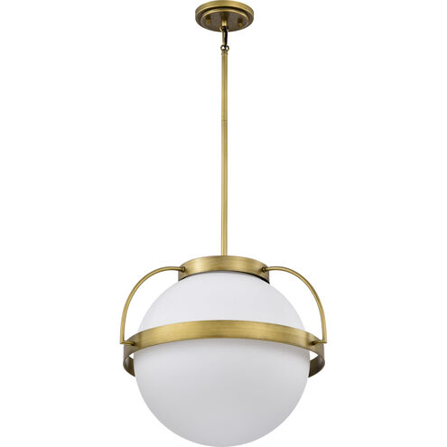 Lakeshore 1 Light 18 inch Natural Brass Pendant Ceiling Light