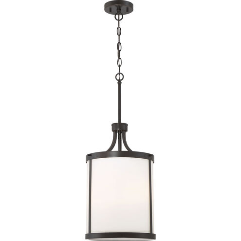 Denver 3 Light 12 inch Mahogany Bronze Pendant Ceiling Light