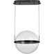 Arvada LED 16.63 inch Matte Black Pendant Ceiling Light
