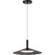 Corrine LED 14 inch Matte Black Pendant Ceiling Light