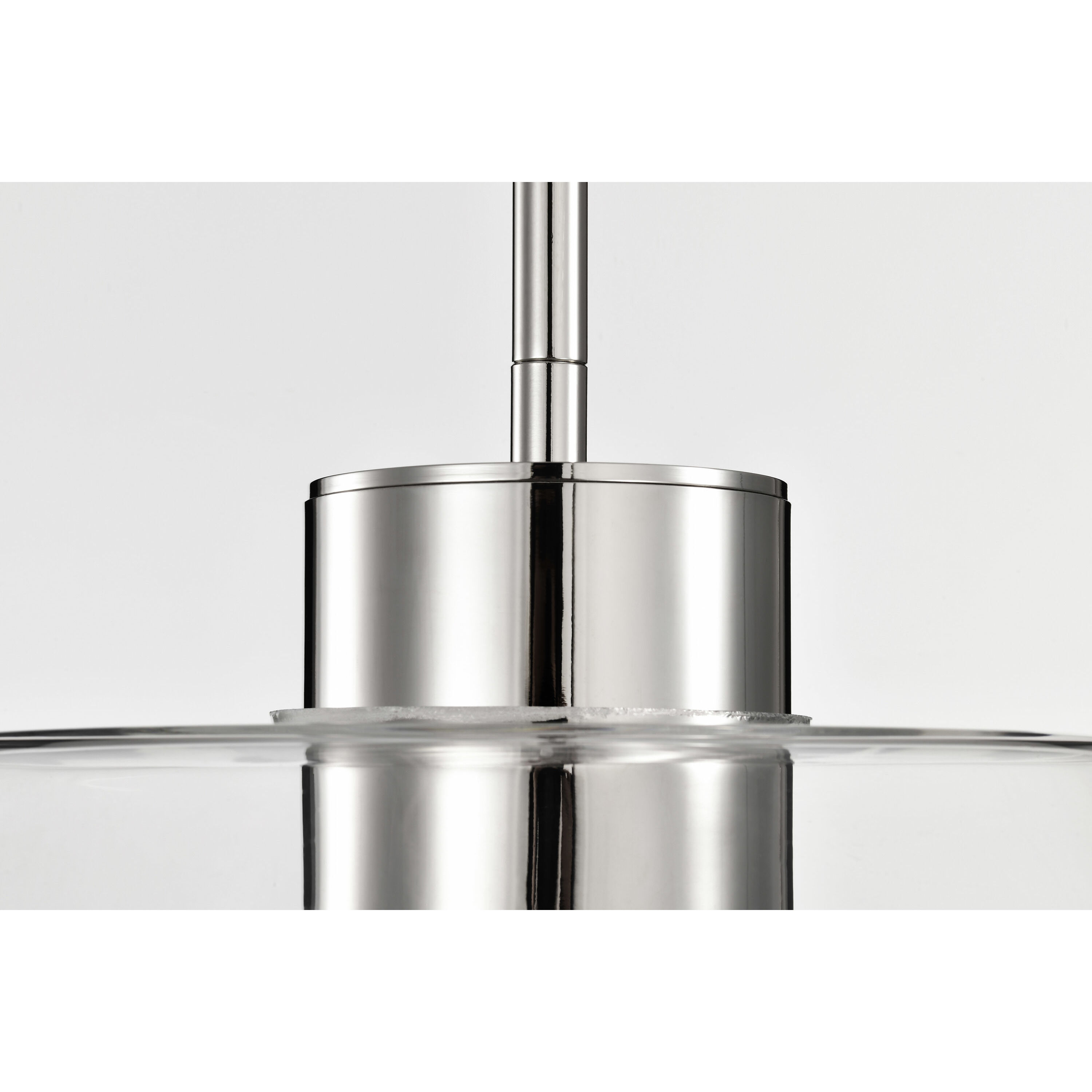Edmond LED 17 inch Polished Nickel Pendant Ceiling Light
