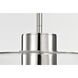 Edmond LED 17 inch Polished Nickel Pendant Ceiling Light