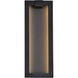 Crew LED 19.13 inch Sand Black Outdoor Wall Light