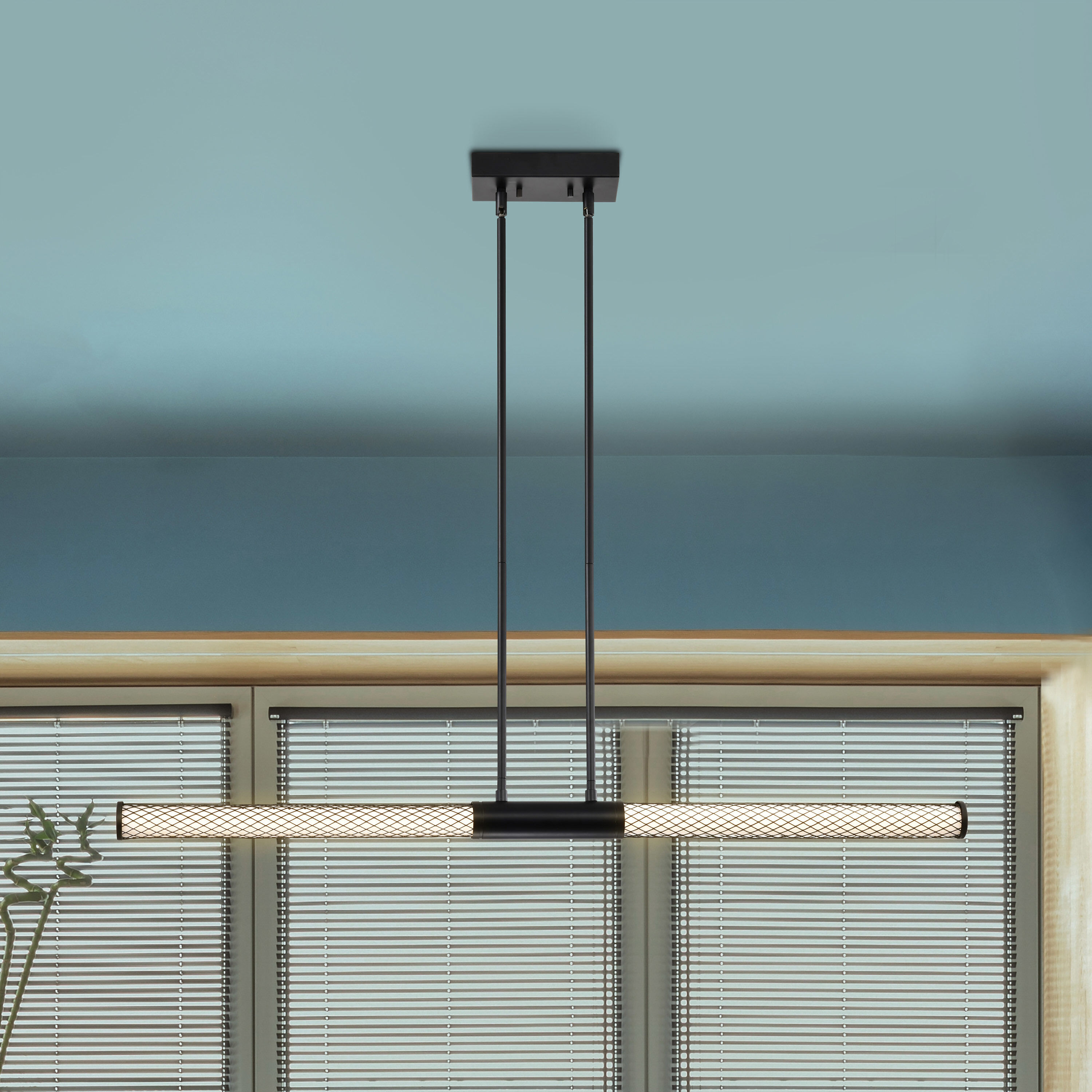 Kingsport LED 2 inch Matte Black Pendant Ceiling Light