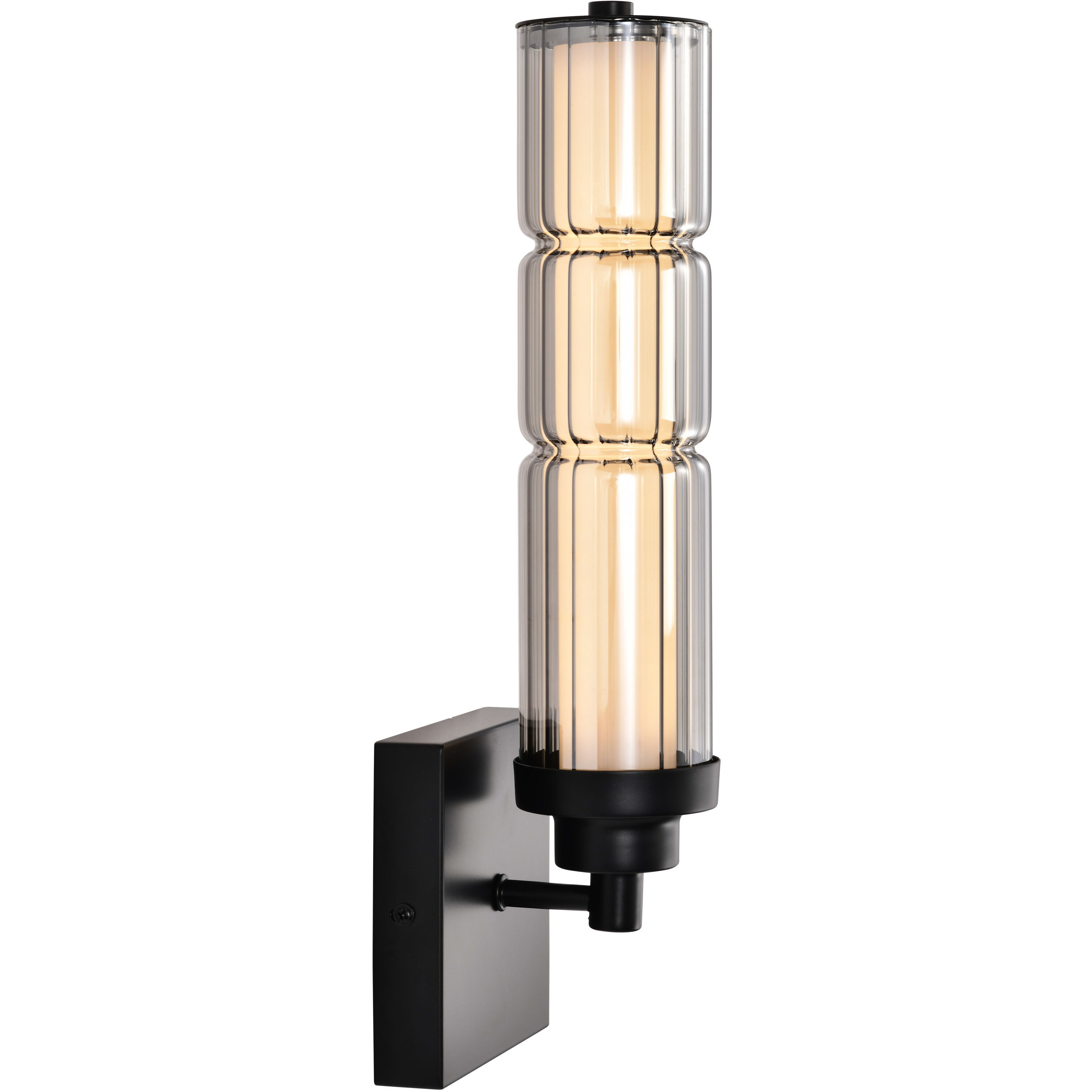 Evander LED 4.75 inch Matte Black Vanity Wall Light