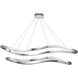 Sylas LED 20.1 inch Polished Nickel Pendant Ceiling Light