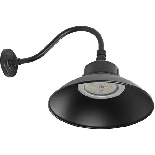 ColorQuick and PowerQuick LED 14 inch Black Outdoor, Gooseneck-RLM