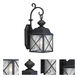 Wingate 1 Light 18 inch Textured Black Outdoor Wall Light