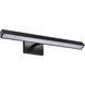 Mila LED 24 inch Black Vanity Wall Light