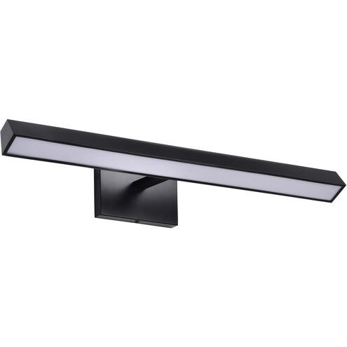 Mila LED 24 inch Black Vanity Wall Light