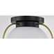 Lakeshore 1 Light 10 inch Matte Black Flush Mount Ceiling Light