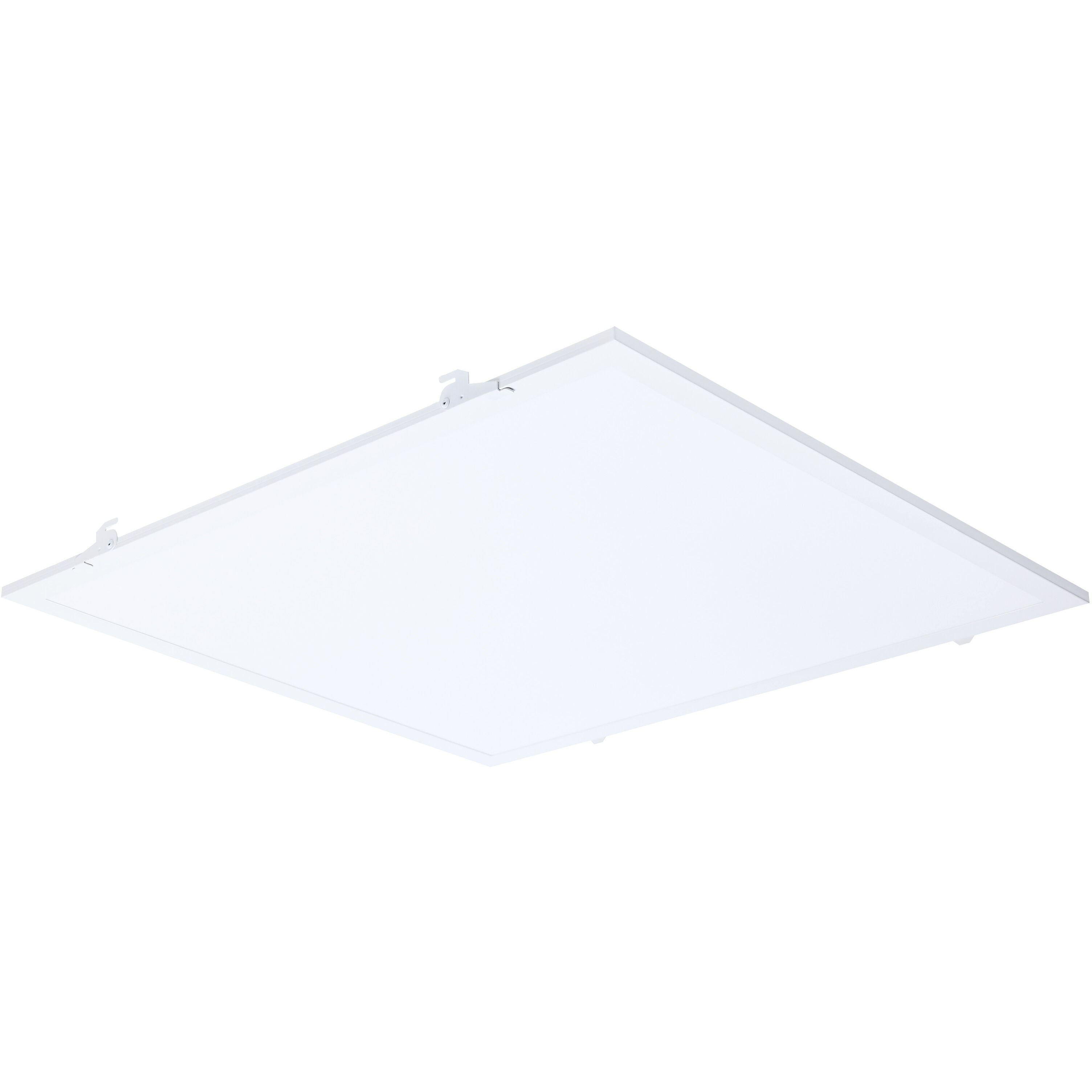 Brentwood LED 23.81 inch Matte White Flat Panel Ceiling Light, Backlit