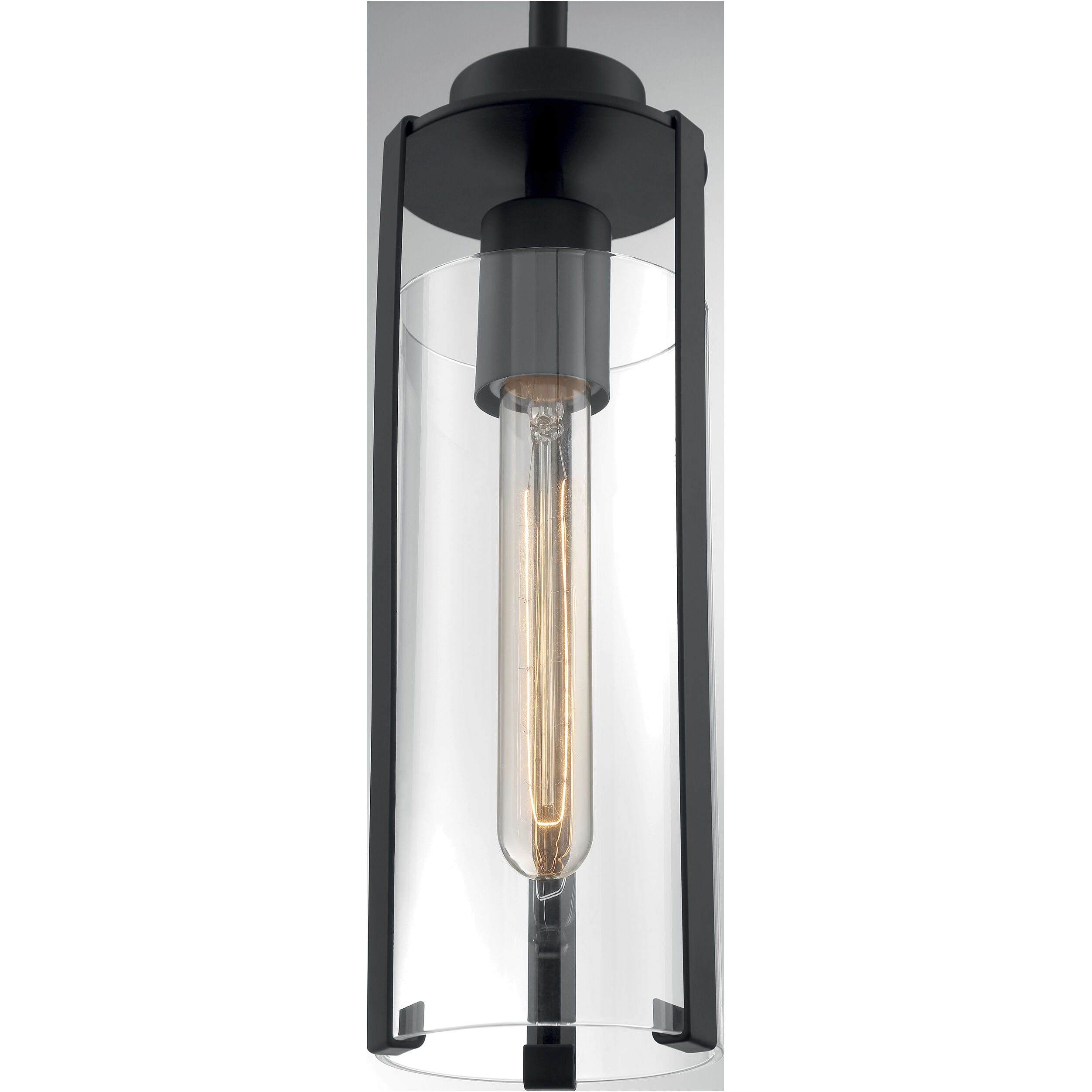 Marina 1 Light 5 inch Matte Black Pendant Ceiling Light