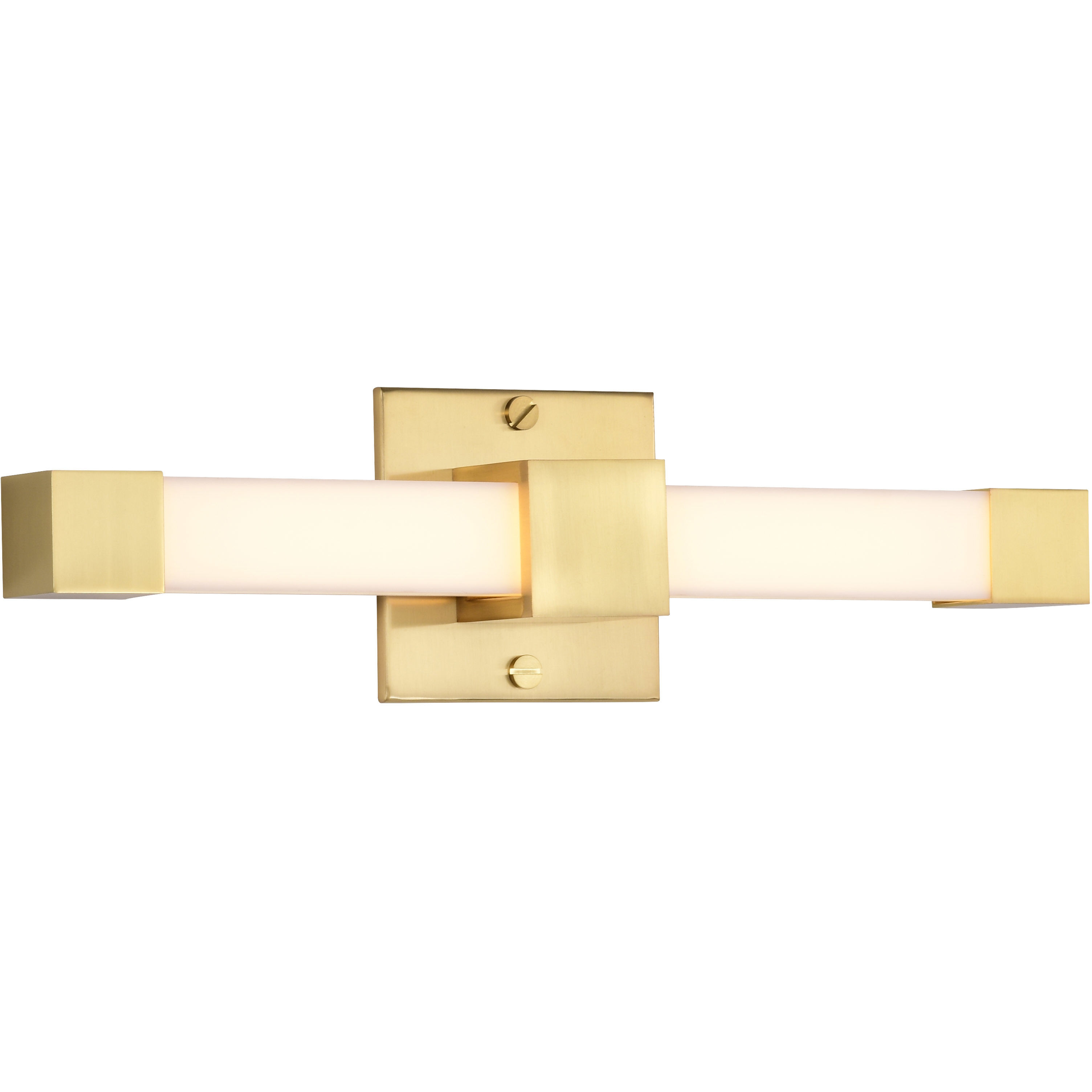 Brightwyn LED 16 inch Brushed Brass Vanity Wall Light