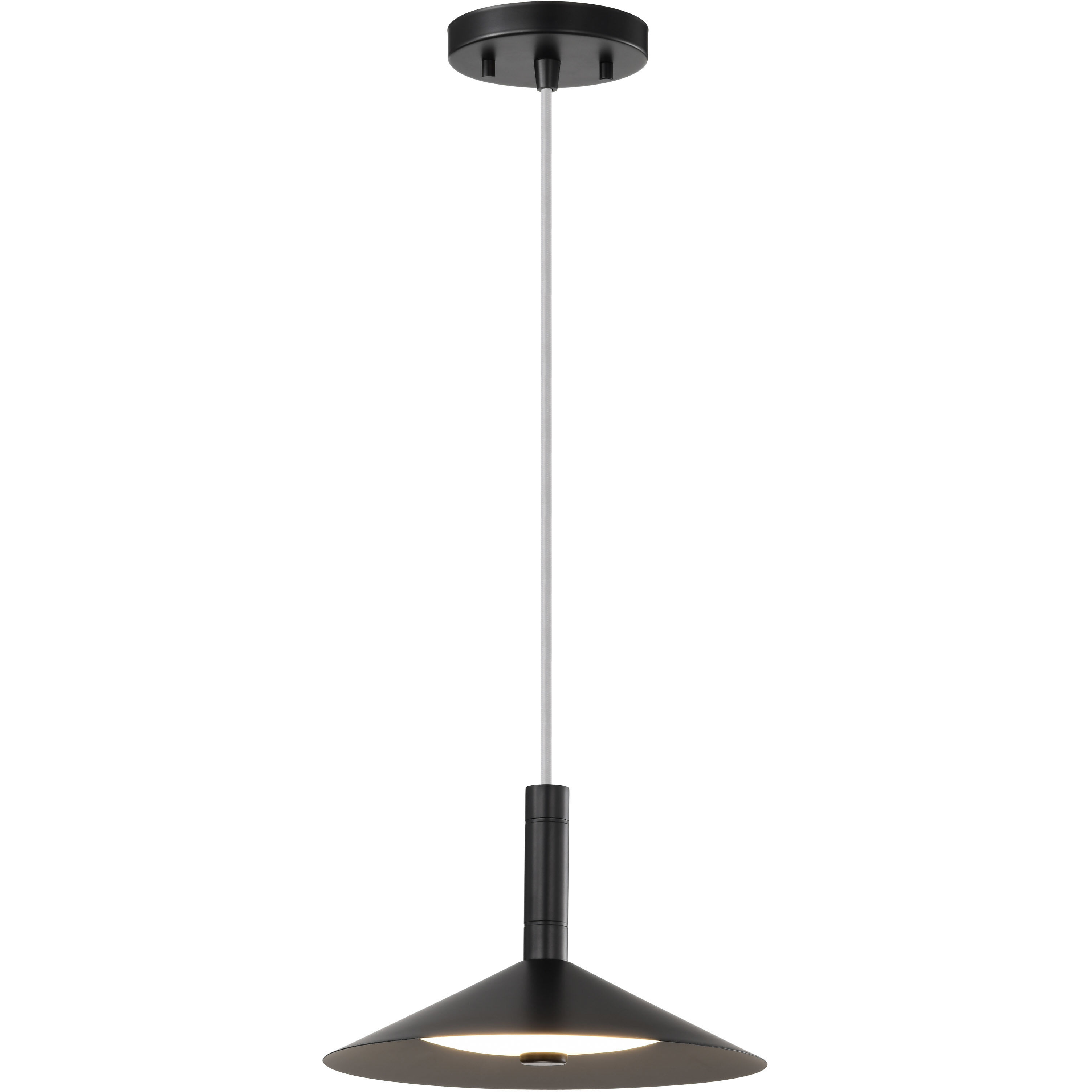 Corrine LED 9.88 inch Matte Black Pendant Ceiling Light