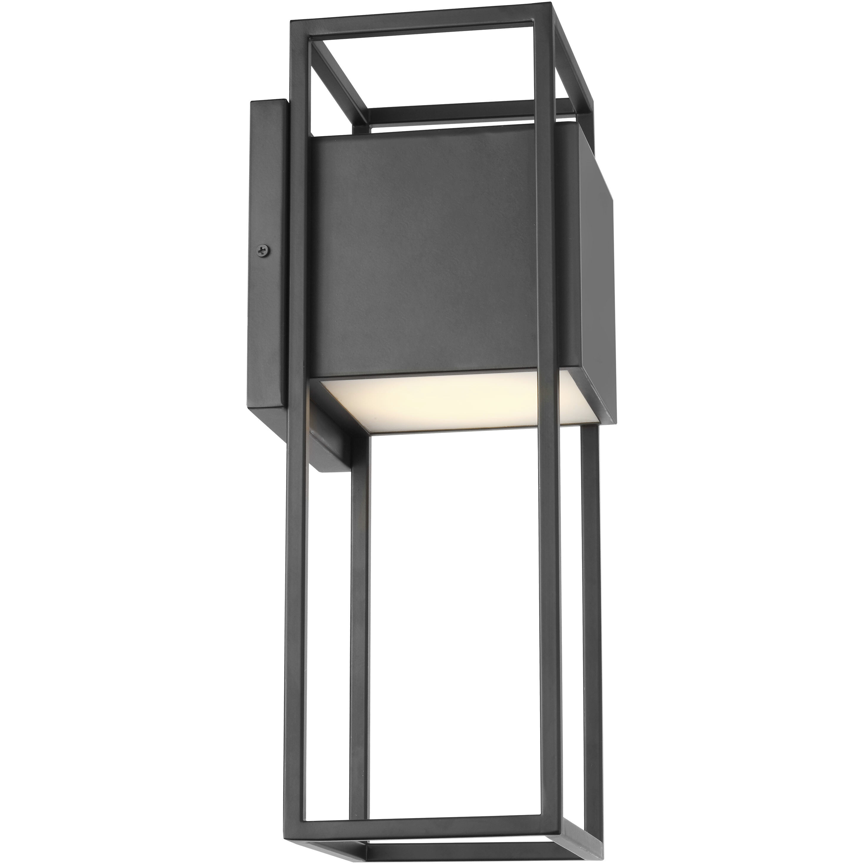 Supreme LED 17 inch Matte Black Outdoor Wall Sconce