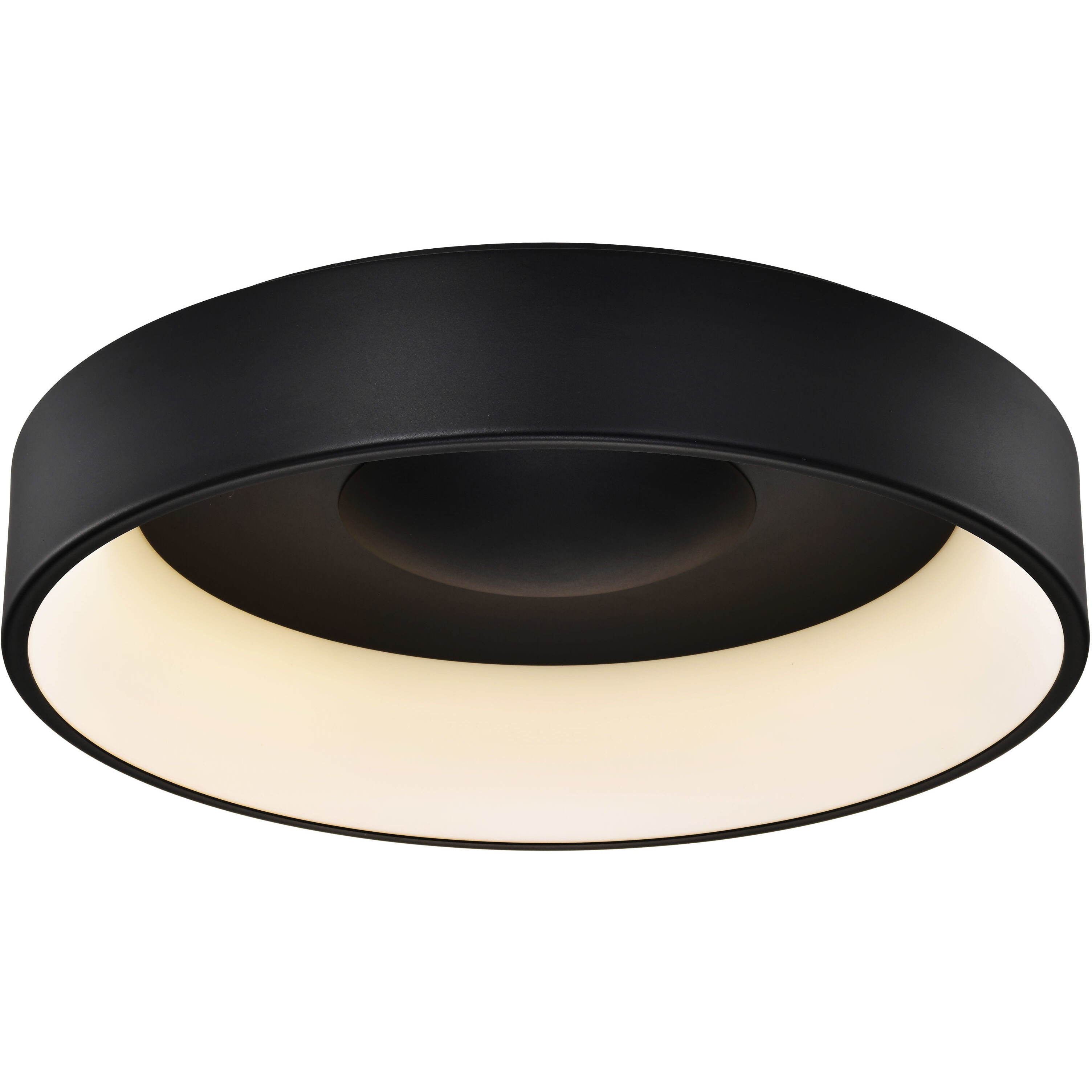 Orbit LED 23.5 inch Black Flush Mount Ceiling Light