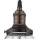Vintage 1 Light 5.13 inch Rustic Bronze Pendant Ceiling Light