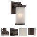 Diego LED 10 inch Mahogany Bronze Outdoor Wall Light