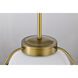 Lakeshore 1 Light 10 inch Natural Brass Pendant Ceiling Light