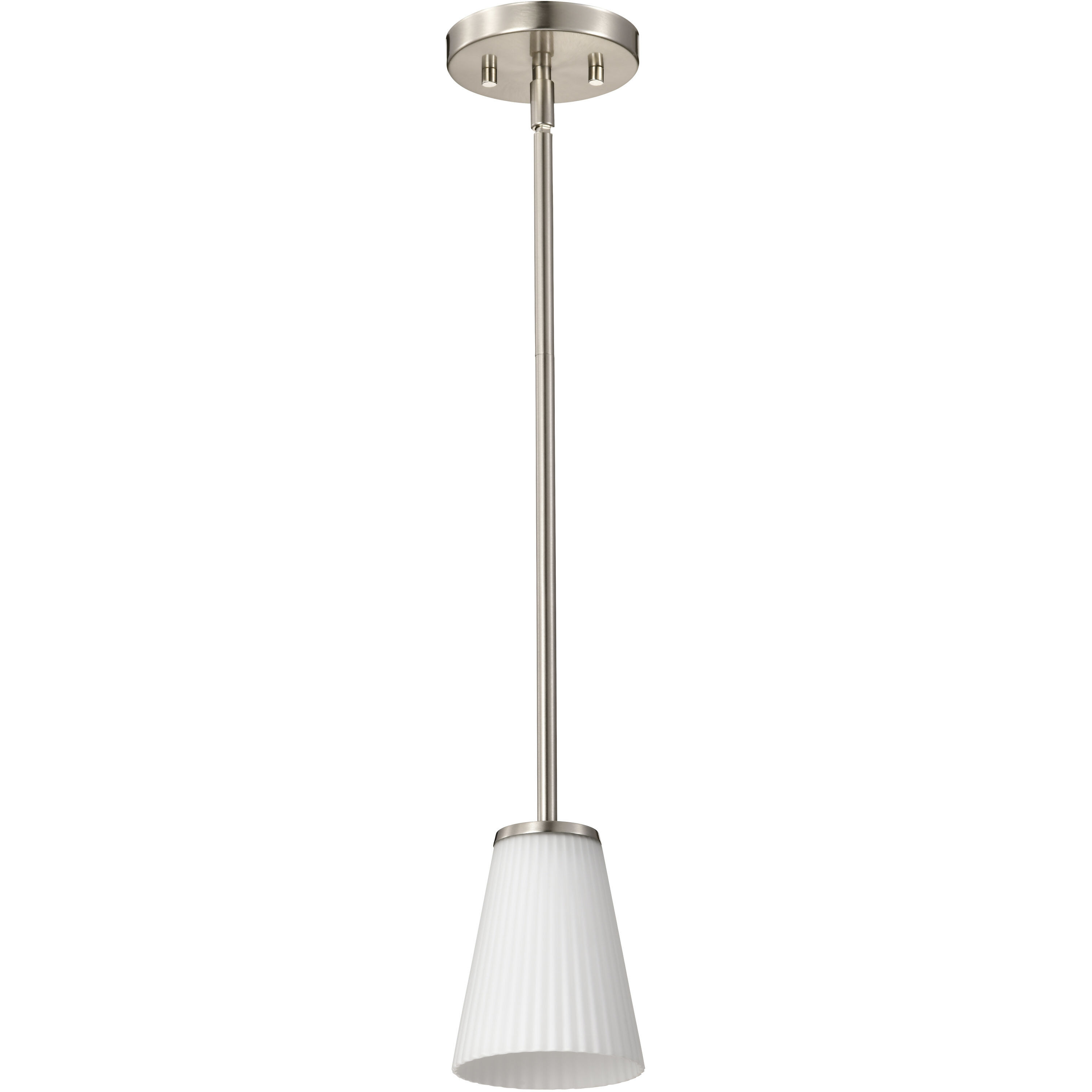 Royale 4.92 inch Brushed Nickel Pendant Ceiling Light