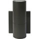 Brentwood LED 6.75 inch Bronze Outdoor Wall Sconce, Small